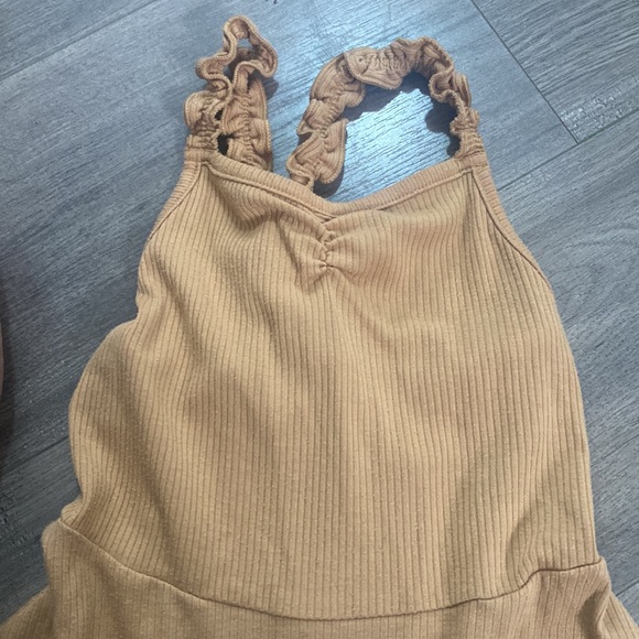 Girl's Cat & Jack Skater Dress in Tan Color - Picture 2 of 3
